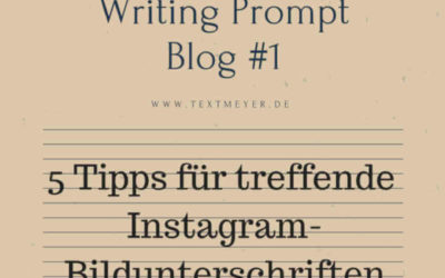 Fünf Tipps für treffende Instagram-Bildunterschriften